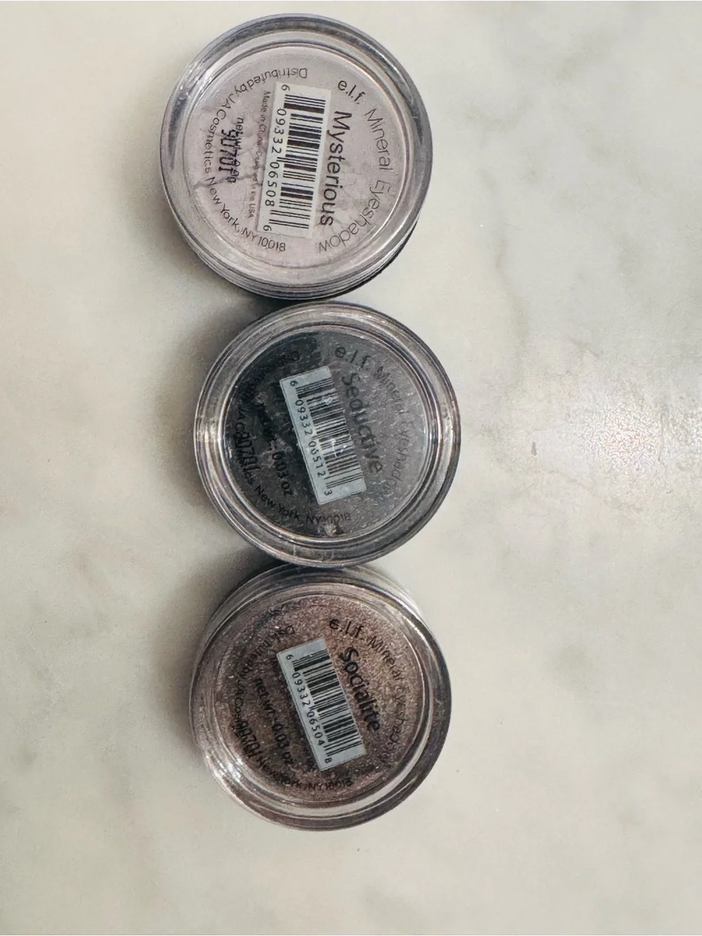 e.l.f. Single Eyeshadow Trio - socialite, seductive, mysterious